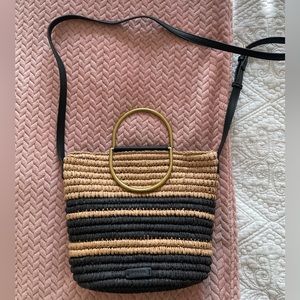Fossil Crossbody Straw Bag